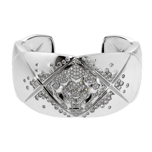 Chathtnel Coco Crush Diamond Cuff Bangle Bracelet