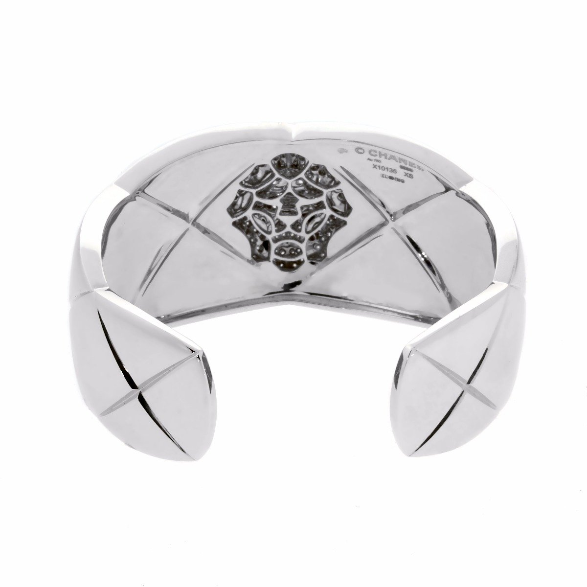 Chathtnel Coco Crush Diamond Cuff Bangle Bracelet