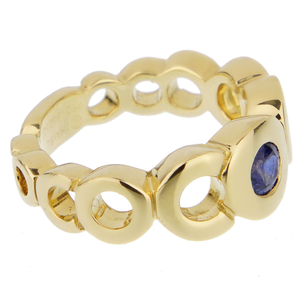 Chathtnel Coco Sapphire Yellow Gold Ring