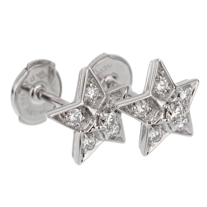 Chathtnel Comete Diamond White Gold Earrings