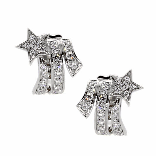 Chathtnel Comete Shooting Star Diamond Earrings