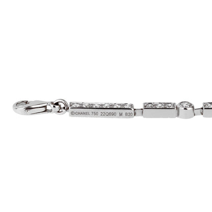 Chathtnel Diamond Tennis White Gold Bracelet