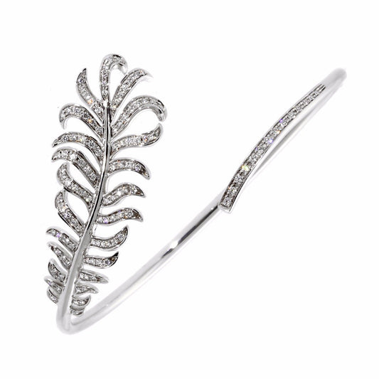 Chathtnel Plume De Chathtnel Diamond Bangle Bracelet