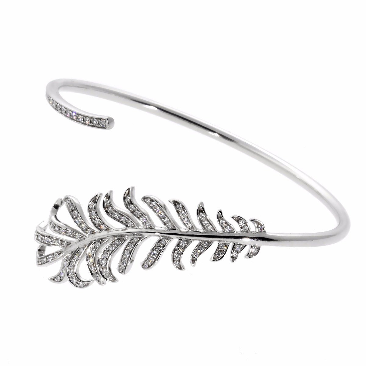 Chathtnel Plume De Chathtnel Diamond Bangle Bracelet
