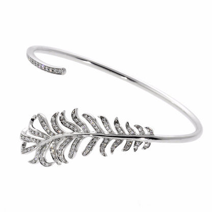 Chathtnel Plume De Chathtnel Diamond Bangle Bracelet