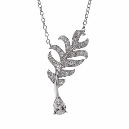 Chathtnel Plume De Chathtnel Diamond Necklace