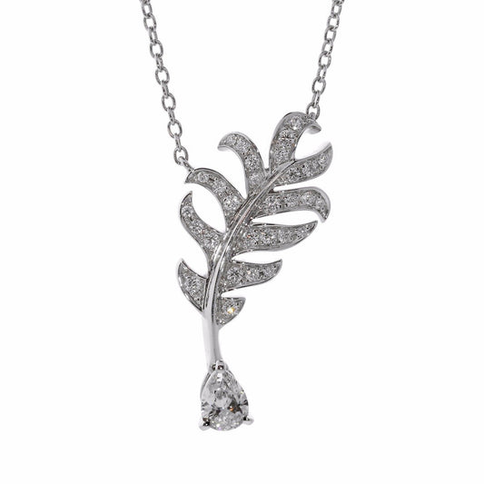 Chathtnel Plume De Chathtnel Diamond Necklace