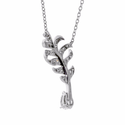 Chathtnel Plume De Chathtnel Diamond Necklace