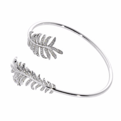 Chathtnel Plume De Chathtnel Double Diamond Bangle Bracelet