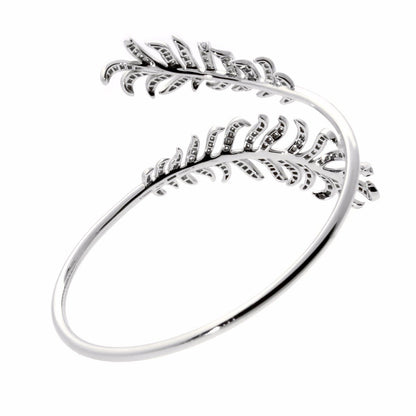 Chathtnel Plume De Chathtnel Double Diamond Bangle Bracelet