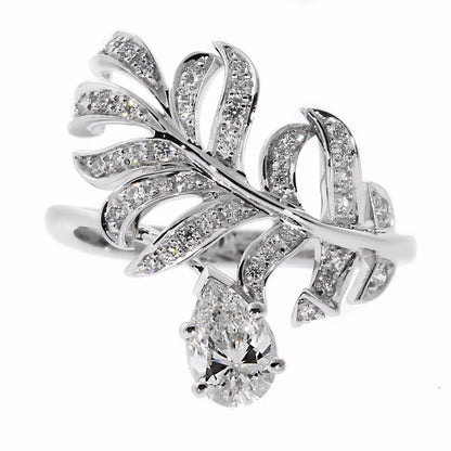 Chathtnel Plume Diamond Gold Cocktail Ring