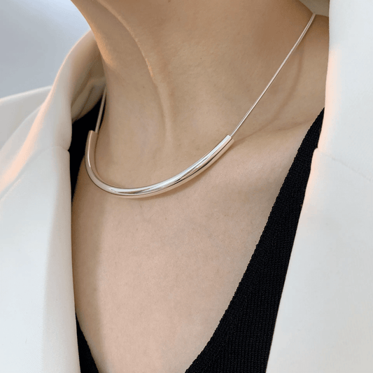 Snake Chain Choker Necklace Sterling Silver Party Jewelry