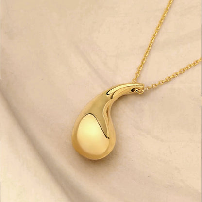 Dainty Gold Drop Pendant Necklace for Everyday Wear