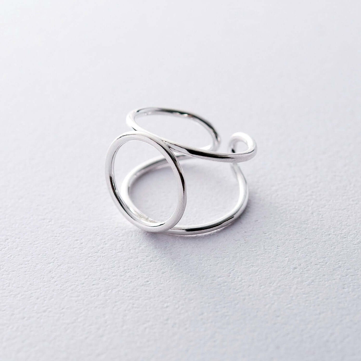 Handmade Double Wire Ring Geometric Jewelry Gift for Women