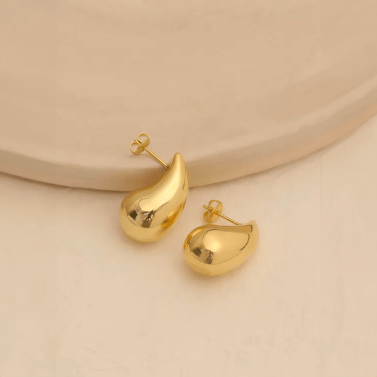 Teardrop Stud Earrings 925 Sterling Silver Trendy Jewelry