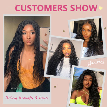 14A Deep Wave 100% Brazilian Virgin Human Hair Weave Bundles CVOHAIR
