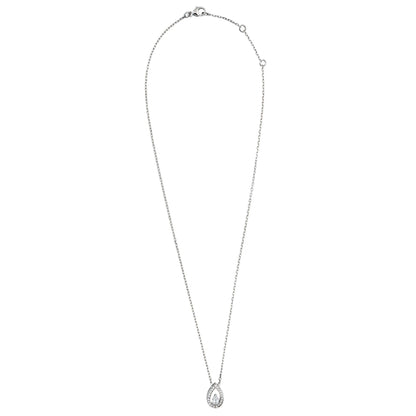 Frthted of Paris .77ct Lovelight 18k White Gold Diamond Necklace