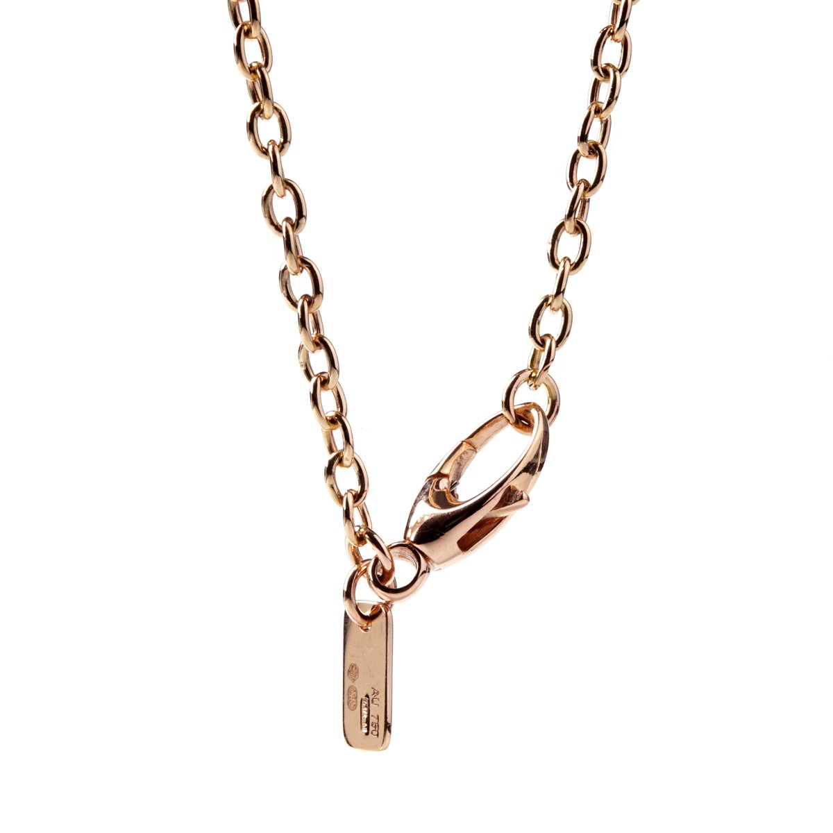 Guthtcci Bamboo Rose Gold Necklace