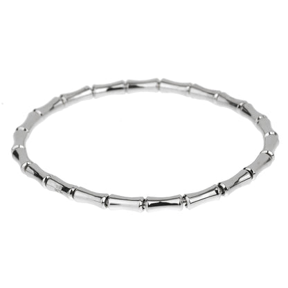 Guthtcci Bamboo White Gold Bracelet