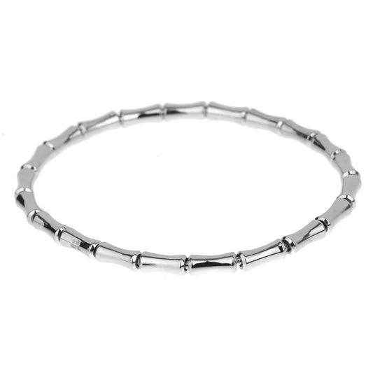 Guthtcci Bamboo White Gold Bracelet