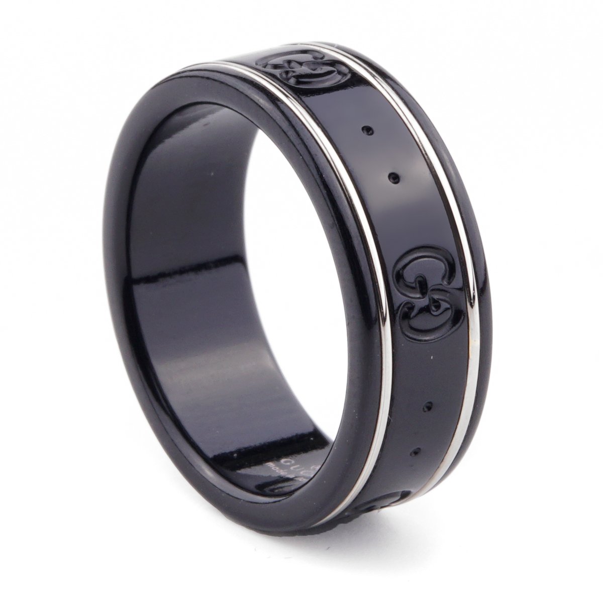 Guthtcci Icon Corundum White Gold Ring