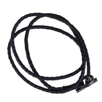 Guthtcci Leather Horsebit Burnished Silver Bracelet