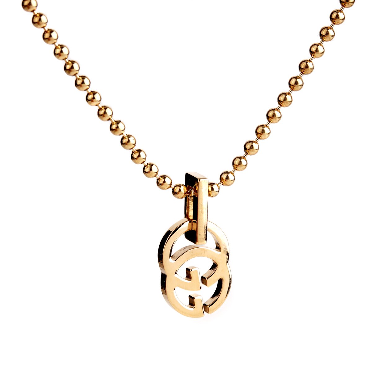 Guthtcci Running G Gold Necklace