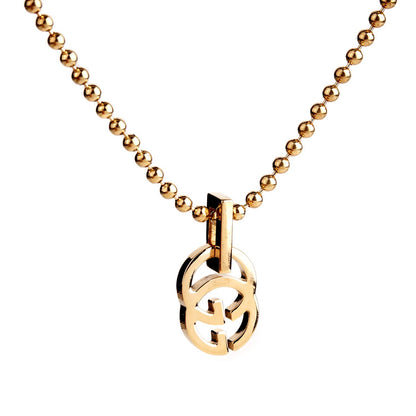 Guthtcci Running G Gold Necklace