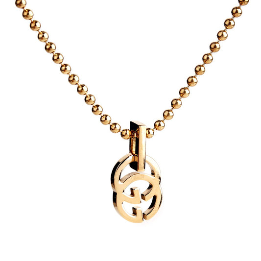 Guthtcci Running G Gold Necklace