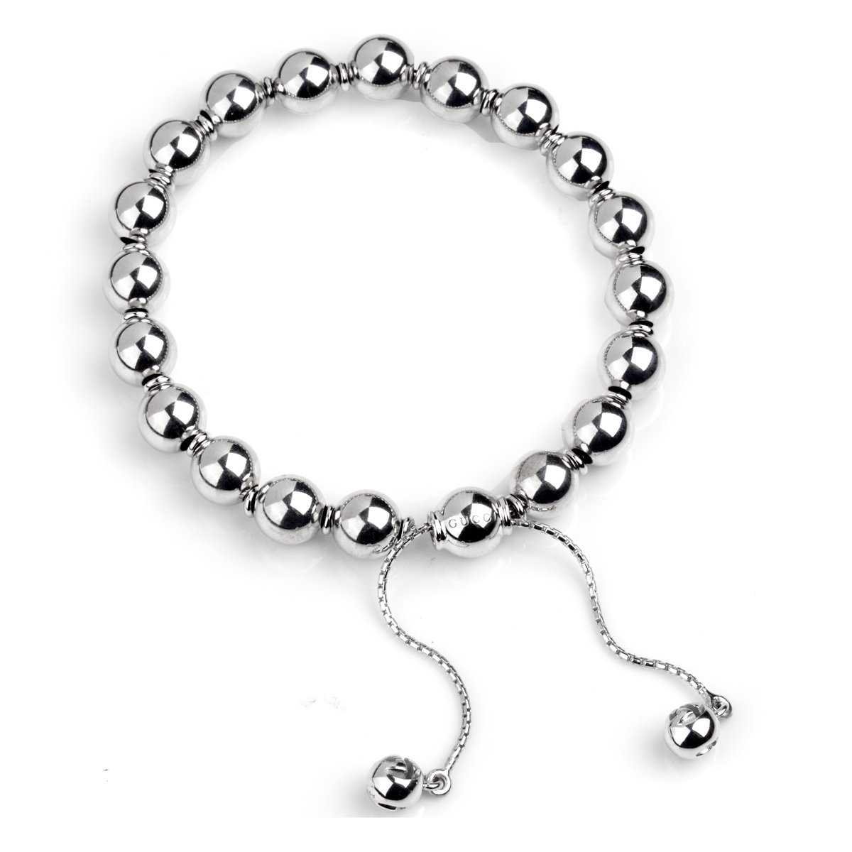 Guthtcci Silver Bead Bracelet 8