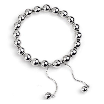 Guthtcci Silver Bead Bracelet 8