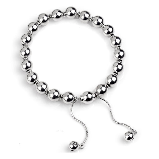 Guthtcci Silver Bead Bracelet 8