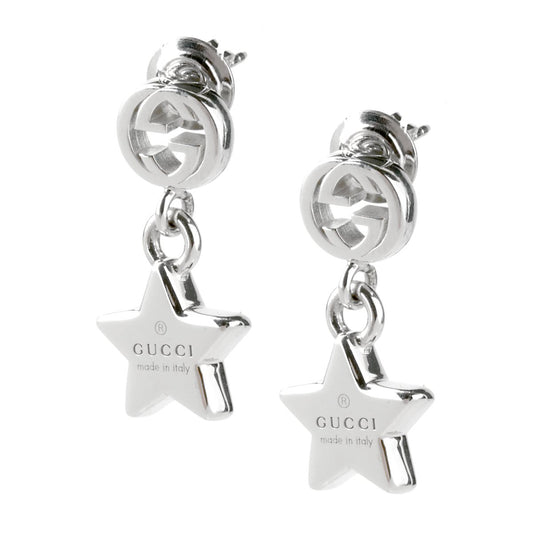 Guthtcci Star Double G Drop Earrings