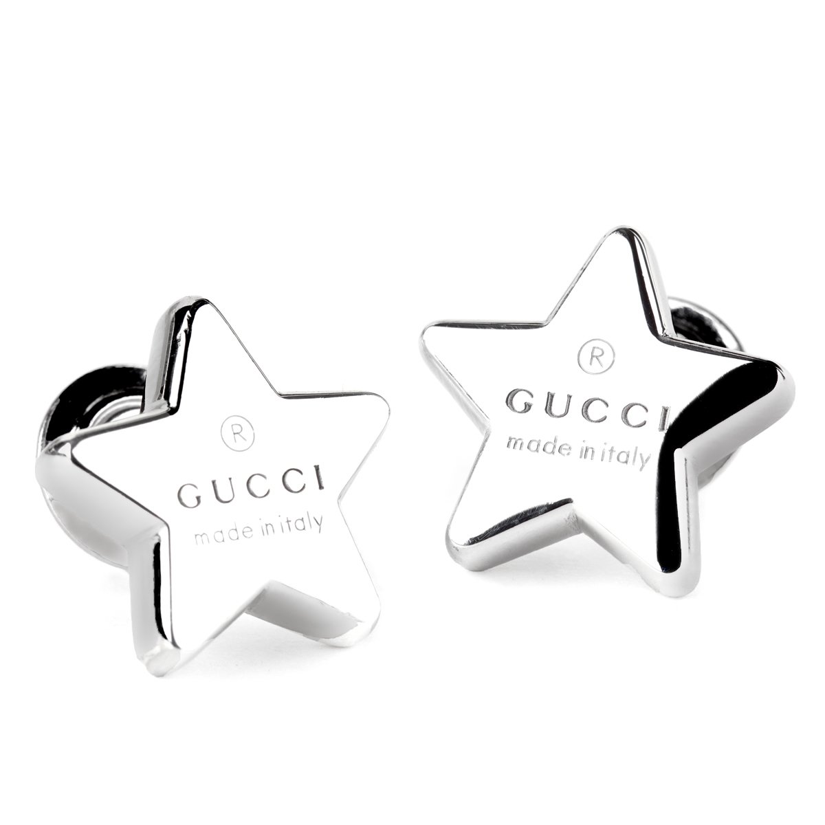 Guthtcci Trademark Star Silver Earrings