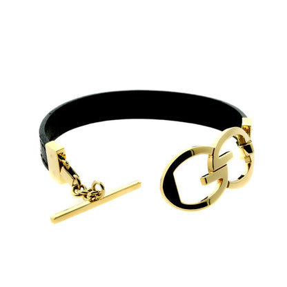 Guthtcci Yellow Gold Toggle Bracelet