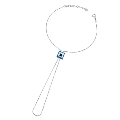 Evil Eye Finger Ring Slave Bracelet Boho Handchain