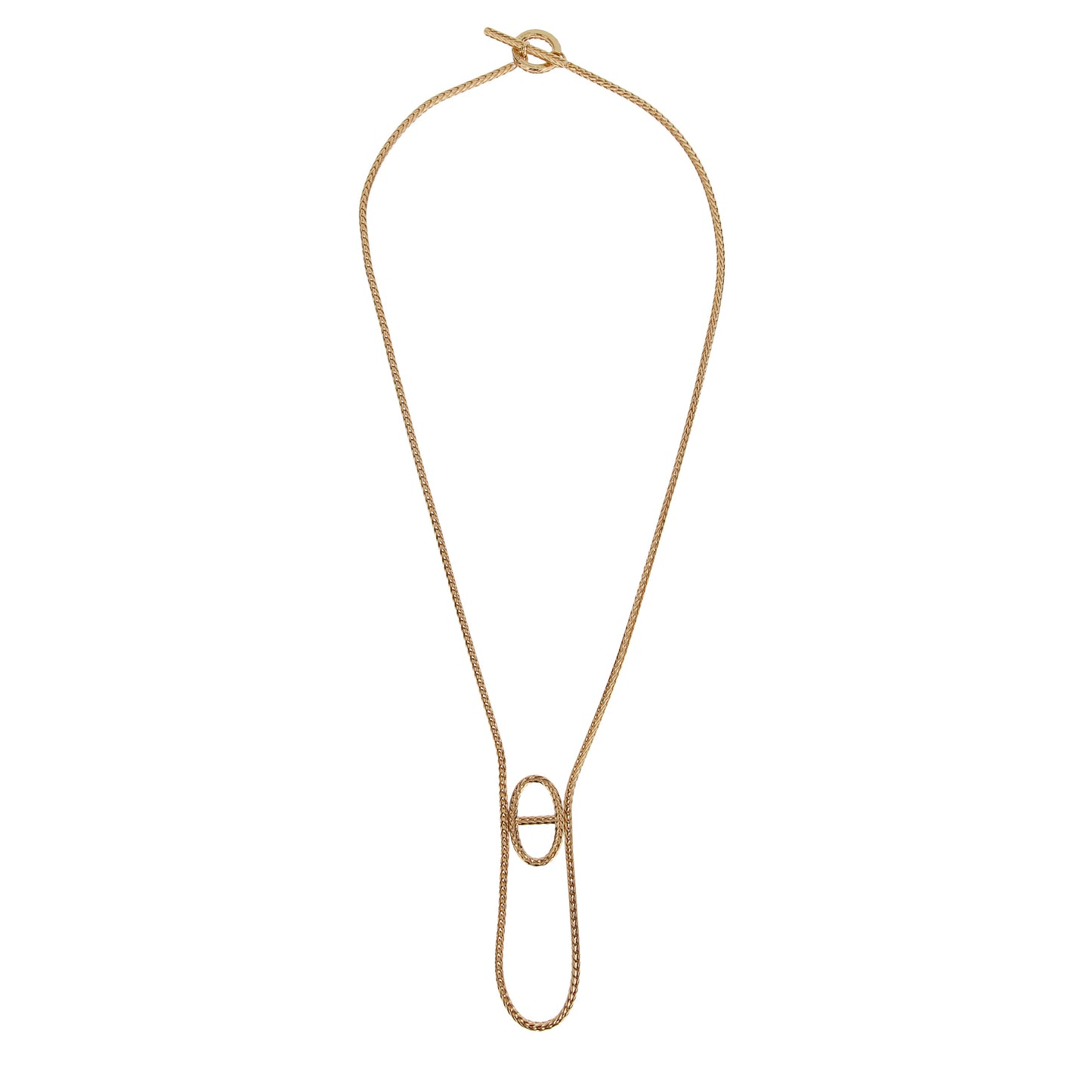 Herthtmes Chaine d'ancre Danae Pendant 18k Yellow Gold Necklace