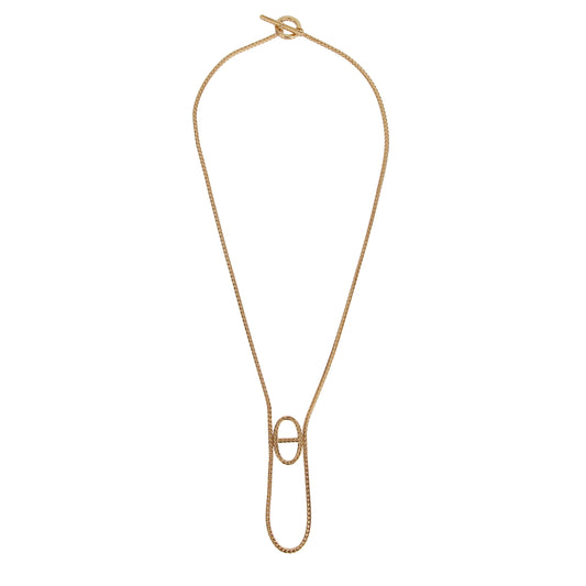 Herthtmes Chaine d'ancre Danae Pendant 18k Yellow Gold Necklace