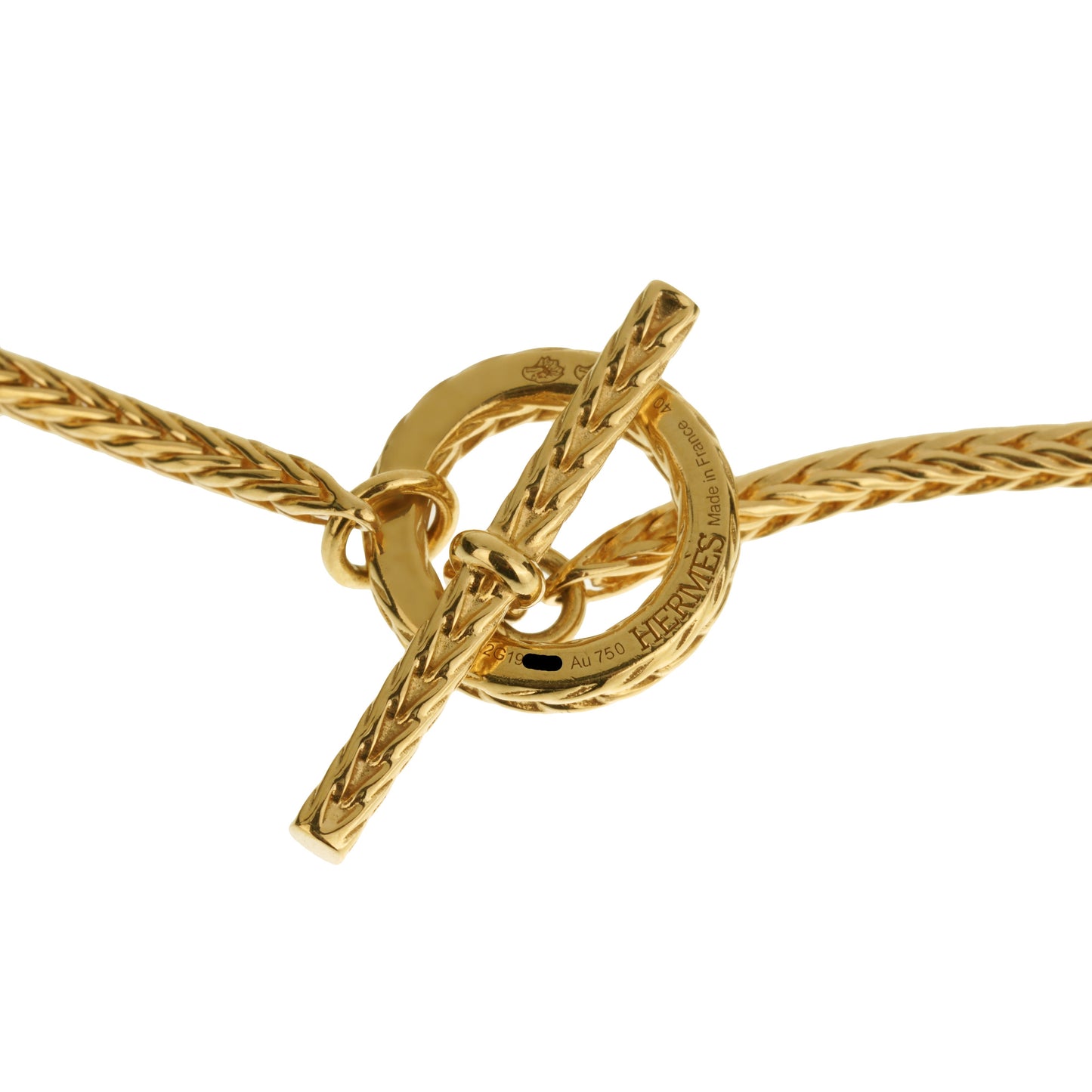 Herthtmes Chaine d'ancre Danae Pendant 18k Yellow Gold Necklace