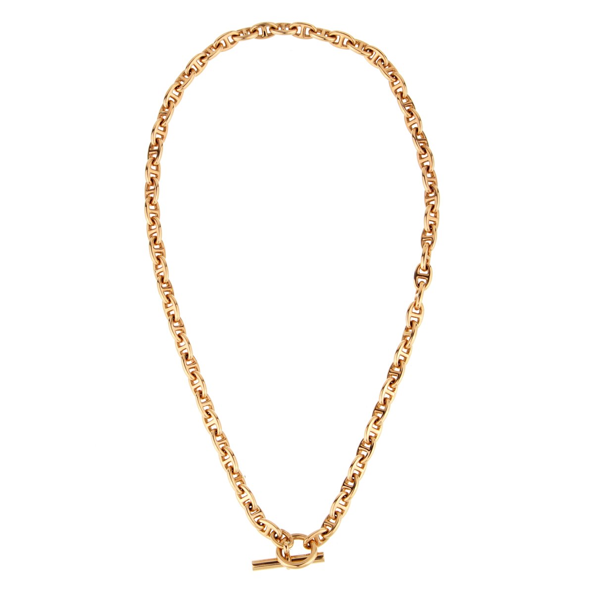 Herthtmes Chaine d'Ancre Rose Gold Necklace