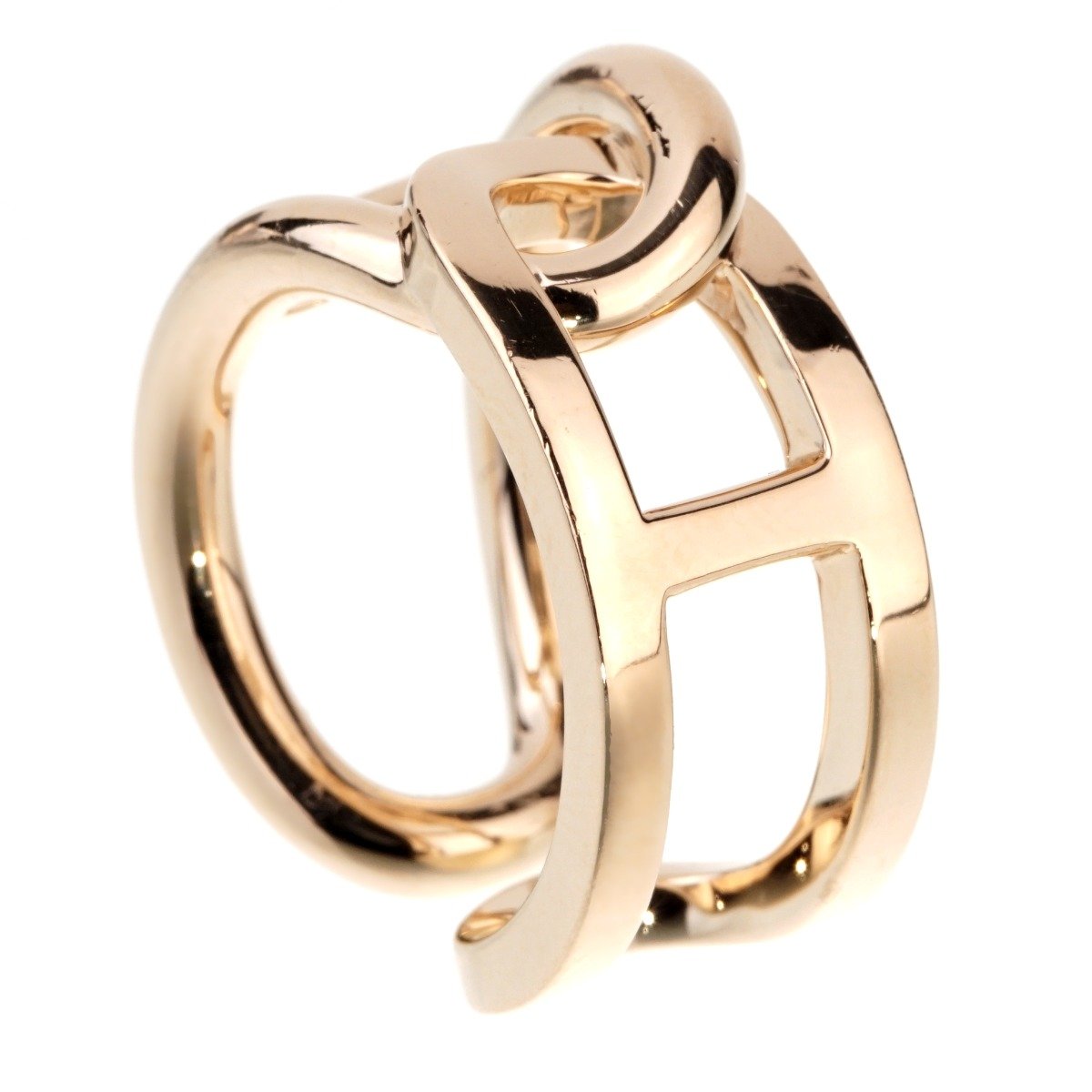 Herthtmes Chaine d'Ancre Yellow Gold Ring