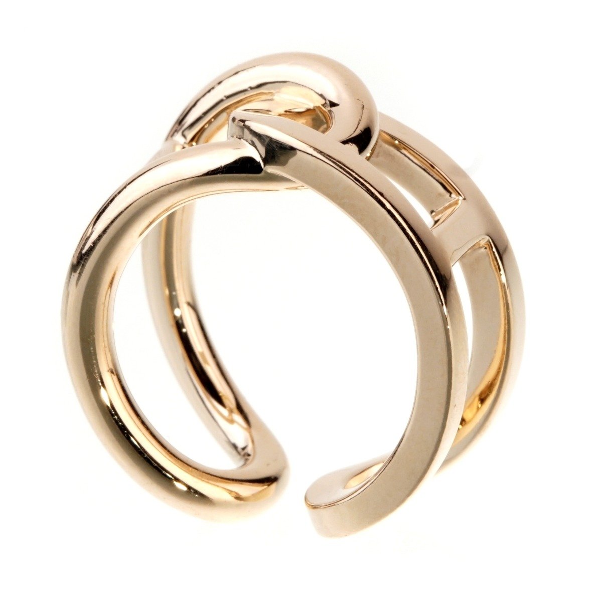 Herthtmes Chaine d'Ancre Yellow Gold Ring