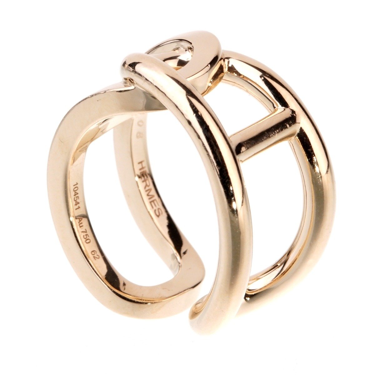 Herthtmes Chaine d'Ancre Yellow Gold Ring