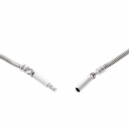 Herthtmes Diamond Pendant White Gold Necklace