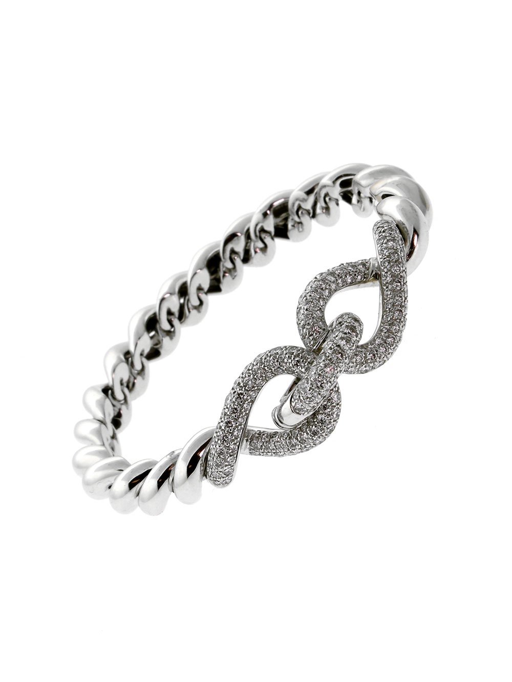 Herthtmes Diamond White Gold Bracelet