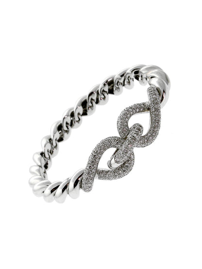 Herthtmes Diamond White Gold Bracelet