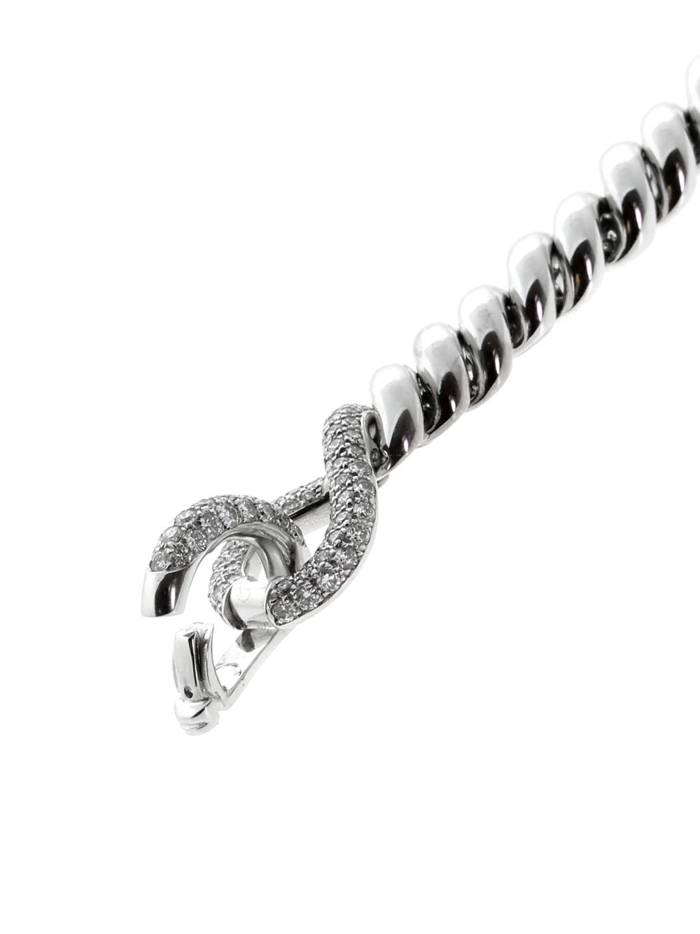 Herthtmes Diamond White Gold Bracelet