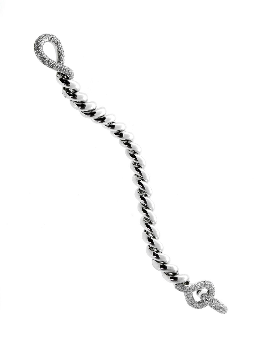 Herthtmes Diamond White Gold Bracelet