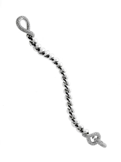 Herthtmes Diamond White Gold Bracelet