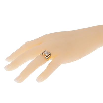 Herthtmes Diamond Yellow Gold Cocktail Ring